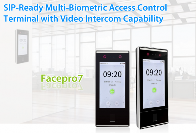 Cara y huellas dactilares y tarjeta RFID 0