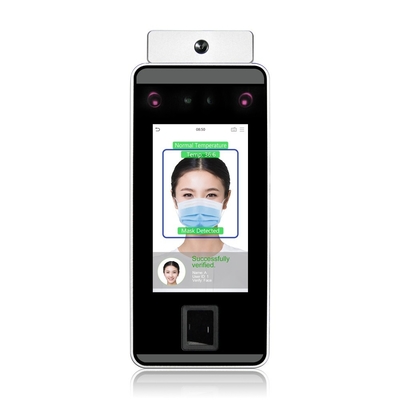 Sistema de asistencia de tiempo y terminal de control de acceso de temperatura de reconocimiento facial biométrico FacePro1-TD